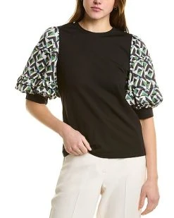 Gracia Elbow Sleeve Top Women