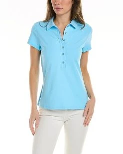 J.McLaughlin Catalina Cloth Court Polo Shirt Women