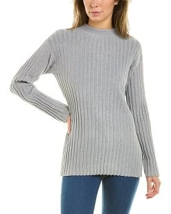 Vince Camuto Rib Knit Tunic Sweater Women