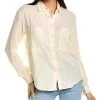 Monrow Long Sleeve Gauze Shirt Women -Halston Kel Shop 1411527267 RLLD 1