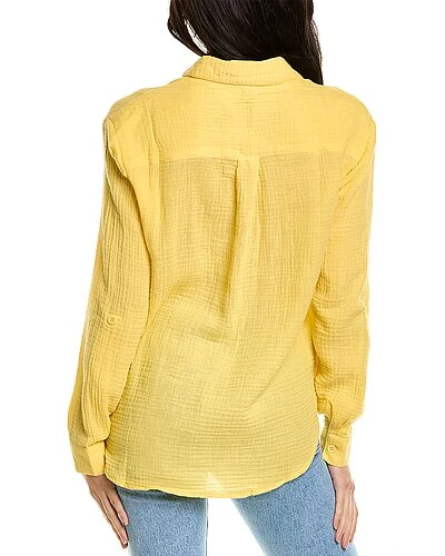 Monrow Long Sleeve Gauze Shirt Women 4 Monrow Long Sleeve Gauze Shirt Women - Image 2