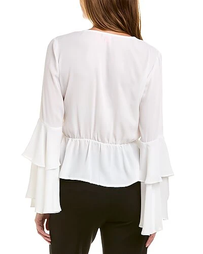 Vince Camuto Double Ruffle Top Women 4 Vince Camuto Double Ruffle Top Women - Image 2