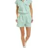 Monrow Twill Pocket Romper Women -Halston Kel Shop 1411542695 RLLD 1