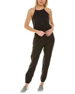 Monrow Mixed Material Jumpsuit Women