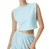 Alice + Olivia Braxton Cropped T-Shirt Women -Halston Kel Shop 1411579709 RLLD 1