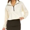 WeWoreWhat Solid Cropped 1/4-Zip Pullover Women -Halston Kel Shop 1411590324 RLLD 1