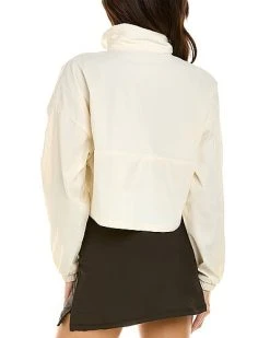 WeWoreWhat Solid Cropped 1/4-Zip Pullover Women -Halston Kel Shop 1411590324 RLLD 2