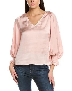 1.STATE Puff-Sleeve Top Women