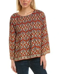 Max Studio Pleated Blouse Women