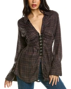 FREE PEOPLE Catalynn Remade Shirt Women