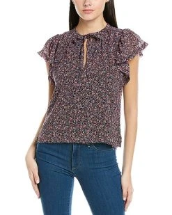 Halston Kel Shop 31 1.STATE Flutter V-Neck Top Women