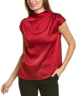 Vince Camuto Extended Button Shoulder Top Women