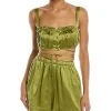 Nicholas Tracy Silk Crop Top Women -Halston Kel Shop 1411661662 RLLD 1