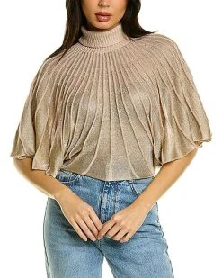 STELLA MCCARTNEY Lurex Shine Stripes Dress Topper Women