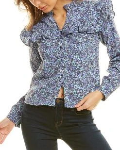 Celina Moon Ruffle Blouse Women