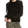 Gracia Mesh Sleeve Top Women -Halston Kel Shop 1411744161 RLLD 1