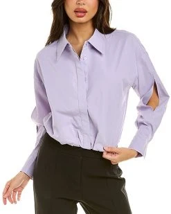 Gracia Elastic Hem Blouse Women