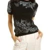 Gracia Embroidered T-Shirt Women -Halston Kel Shop 1411756383 RLLD 1