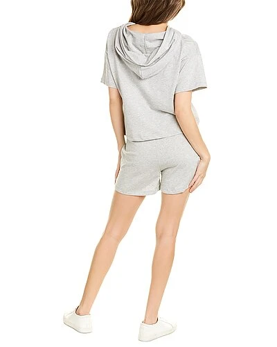 Lea & Viola 2pc Hoodie & Short Set Women 4 Lea & Viola 2pc Hoodie & Short Set Women - Image 2
