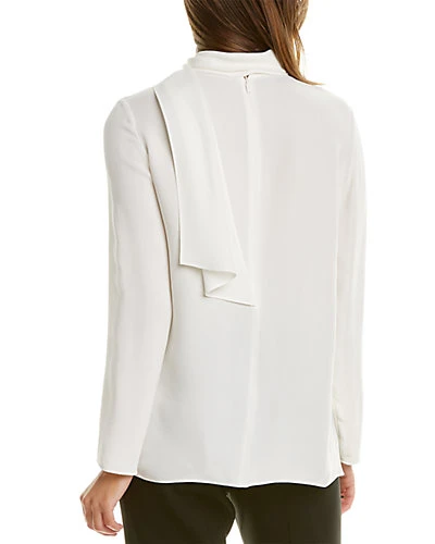 Lafayette 148 New York Joy Silk Blouse Women 4 Lafayette 148 New York Joy Silk Blouse Women - Image 2
