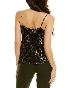 Elie Tahari Deco Dot Silk-Blend Camisole Top Women -Halston Kel Shop 1411789520 RLLD 2