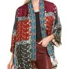 Johnny Was Paisley Silk Kimono Women