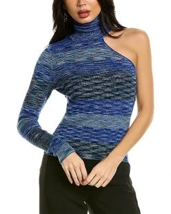 Bardot One-Sleeve Knit Top Women