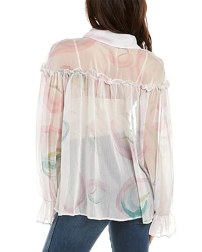 Beulah Ruffle Top Women 4 Beulah Ruffle Top Women - Image 2