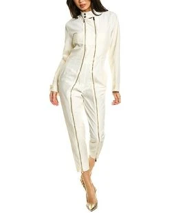 STELLA MCCARTNEY Alma All In One Linen-Blend Jumpsuit Women