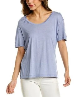 Vince Scoop Neck T-Shirt Women