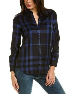 Burberry Anette Check Classic Shirt Women