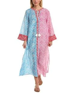 Roller Rabbit Vinca Chahna Long Silk-Blend Kurta Women
