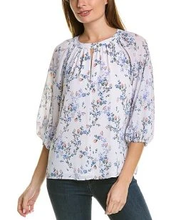 Vince Camuto Rosey Vines Blouse Women