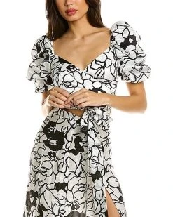 Ronny Kobo Zano Silk-Blend Top Women