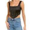 Beulah Satin Stretch Corset Top Women -Halston Kel Shop 1411915228 RLLD 1