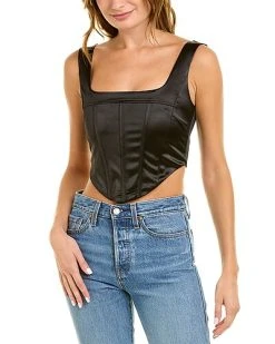 Beulah Satin Stretch Corset Top Women