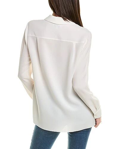 Lafayette 148 New York Cooper Blouse Women 4 Lafayette 148 New York Cooper Blouse Women - Image 2