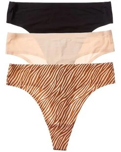 Splendid 3pk Wide Side Thong Women