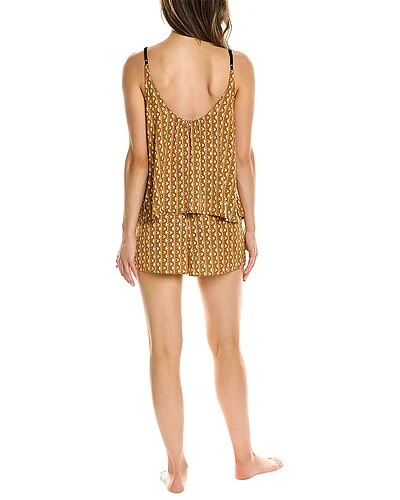 DKNY 2pc Cami & Tap Pant Set Women 4 DKNY 2pc Cami & Tap Pant Set Women - Image 2