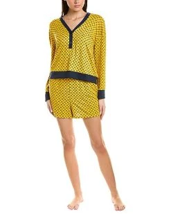 DKNY 2pc Top & Boxer Sleep Set Women