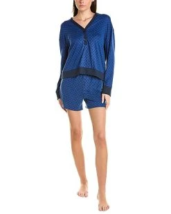 DKNY 2pc Top & Boxer Sleep Set Women