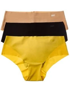 DKNY 3pk Laser-Cut Anywhere Hipster Women