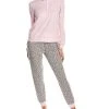 Splendid Puff-Sleeve Henley Jogger Set Women -Halston Kel Shop 1412178709 RLLD 1