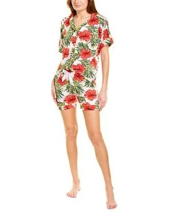 ANNA KAY 2pc Palm Short & Top Set Women