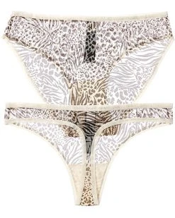 DKNY 2pk Mesh Bikini & Thong Women