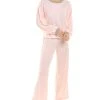 Splendid 2pc Shirred Sleeve Top & Pant Set Women