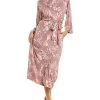 N Natori Lotus Blossom Robe Women -Halston Kel Shop 1412303662 RLLD 1