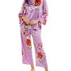 N Natori 2pc Peony Blossom Pajama Set Women -Halston Kel Shop 1412303673 RLLD 1