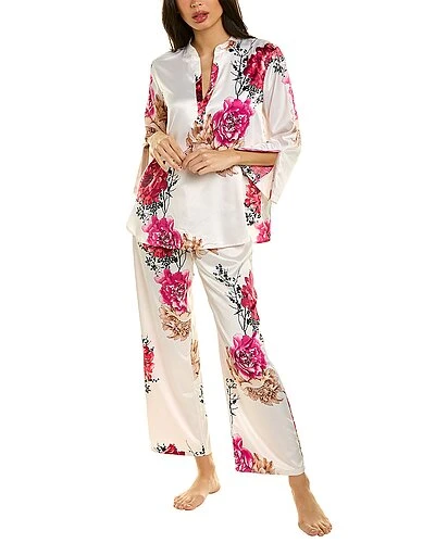 N Natori 2pc Peony Blossom Pajama Set Women 3 N Natori 2pc Peony Blossom Pajama Set Women