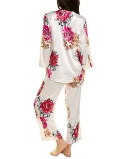 N Natori 2pc Peony Blossom Pajama Set Women 6 N Natori 2pc Peony Blossom Pajama Set Women -Halston Kel Shop 1412303674 RLLD 2